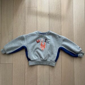 New Era Gray and Blue Mets Kids Sweatshirt